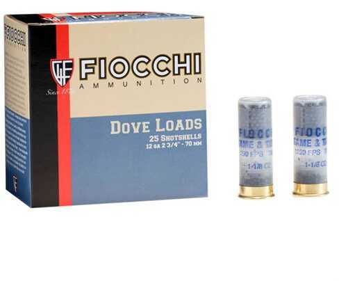 Fiocchi Game Load 12 Gauge 2.75'' 1-1/8Oz #8 25/Bx (25 rounds Per Box)