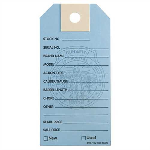 1000 Brownells Gun Price Tags, Blue