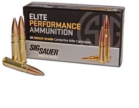 300 AAC Blackout 20 Rounds Ammunition Sig Sauer 125 Grain Sierra Match King