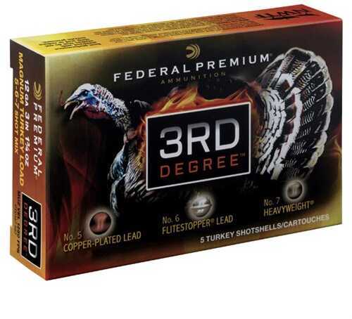 12 Gauge 5 Rounds Ammunition Federal Cartridge 3 1/2" 2 oz Tungsten #6