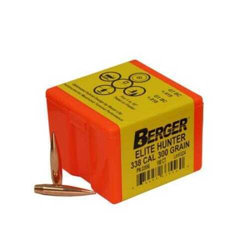 Berger Bullets Match Grade Elite Hunter 338 Caliber 300 Grains 100/Bx