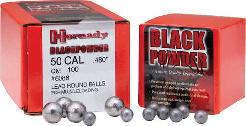Hornady 54 Caliber .520 Lead Balls (100/15)
