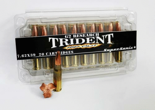 7.62X39mm 20 Rounds Ammunition G2 Research 124 Grain Hollow Point