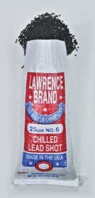 Lawrence Brand Chilled Shot #8 25Lb Bag Model: LAW8CHILLED