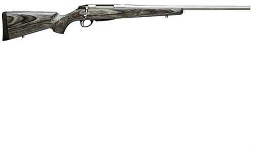 Rifle Beretta Tikka T3 Laminated Stainless Steel 300 Winchester Short Magnum 24-3/8" Barrel Black Grey Stock Bolt Action