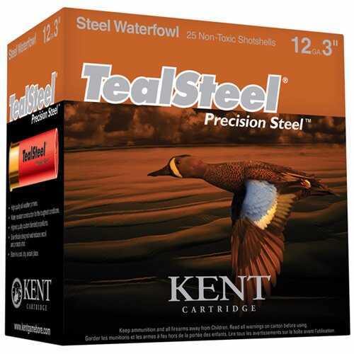 Click to see larger image. 12 Gauge 25 Rounds Ammunition Kent Cartridges 3" 1 1/4 oz Steel #5