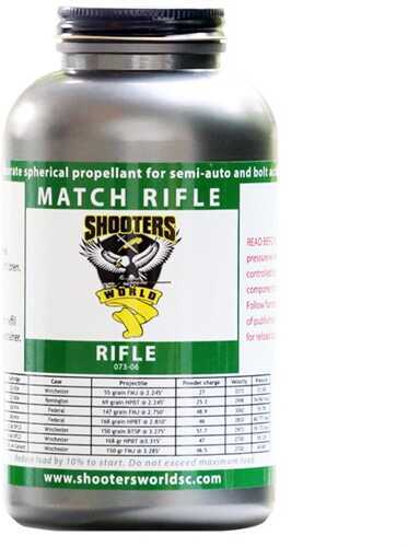 Shooters World Powder Tactical Rifle 1Lb D073-08 P,shooters world match rifle temp, shooters world match rifle data, shooters world match rifle