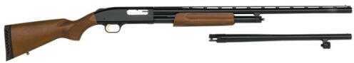 Mossberg 500 Combo Shotgun 12 Gauge 28"/18.5" Inch Blued Barrels Rounds Wood Stock