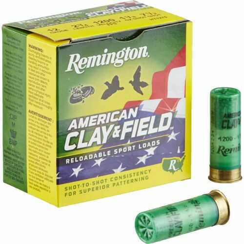 20 Gauge 25 Rounds Ammunition Remington 2 3/4" 7/8 oz Lead #7 1/2