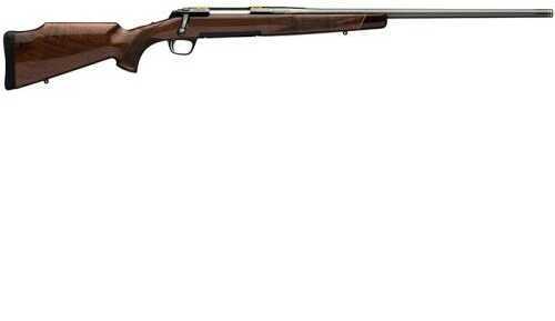 Browning X-Bolt Rifle Medallion Safari Grade 338 Winchester Magnum 24" Barrel 3+1 Rounds V/VI Walnut Stock Gloss Blue Bolt Action