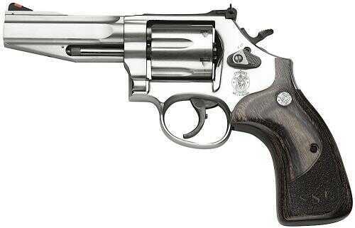 Revolver Smith & Wesson M686SSRPro 357 Magnum 4" Barrel Stainless Steel Wood Grip 6 Round 178012
