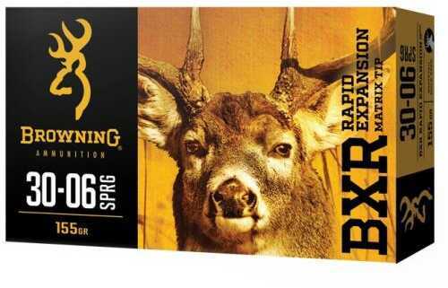 6.5 Creedmoor 20 Rounds Ammunition Browning 129 Grain Jacketed Soft Point