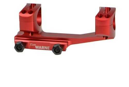 Warne Scope Mounts 1-Piece Gen 2 Extended SKEL MSR Picatinny-Style With Rings Red Md: XSKEL30R