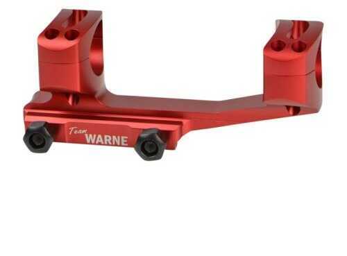 Warne Scope Mounts 1-Piece Gen 2 Extended SKEL MSR Picatinny-Style With Rings Red Md: XSKEL1R