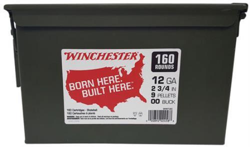 12 Gauge 160 Rounds Ammunition Winchester 2 3/4" 9 Pellets Target #9