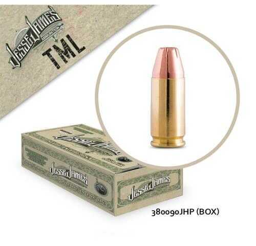 380 ACP 20 Rounds Ammunition Cascade Industry 90 Grain Jacketed Hollow Point