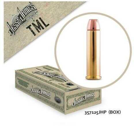 357 Magnum 20 Rounds Ammunition Cascade Industry 125 Grain Jacketed Hollow Point