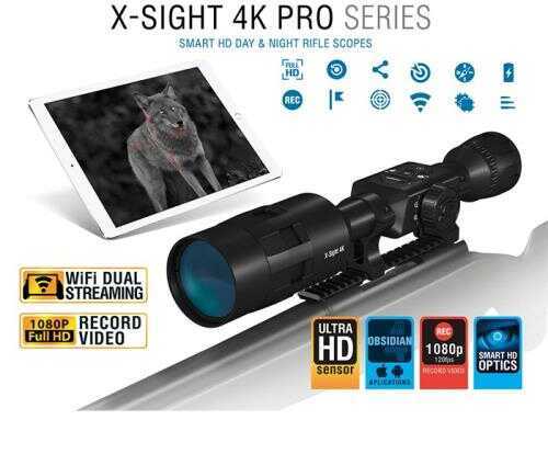 ATN X-Sight-4k Pro 3-14x Smart Day/Night Scope Matte Black