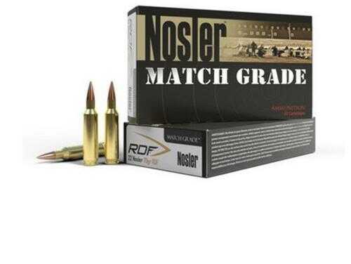 22 Nosler 20 Rounds Ammunition 70 Grain RDF