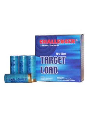 28 Gauge 25 Rounds Ammunition Challenger Ammo 3/4" oz Target #8