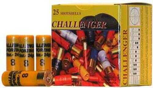 20 Gauge 250 Rounds Ammunition Challenger Ammo 2 3/4" 7/8 oz Lead #9