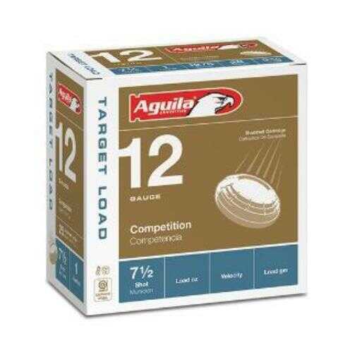 12 Gauge 25 Rounds Ammunition Aguila 2 3/4" 1/8 oz Lead #7 1/2