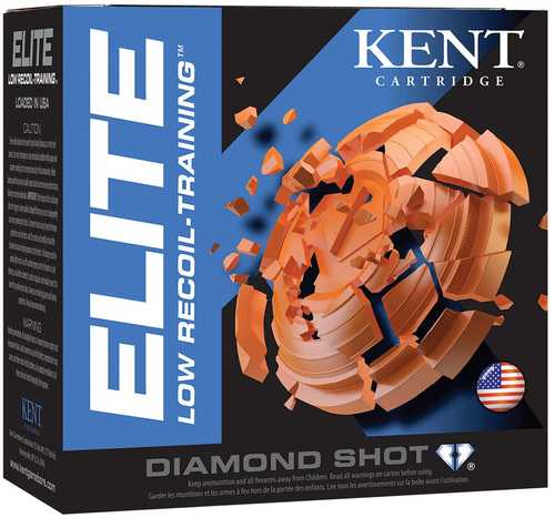 12 Gauge 25 Rounds Ammunition Kent Cartridges 2 1/2" 7/8 oz Lead #8
