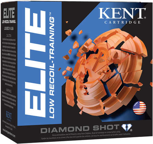 12 Gauge 25 Rounds Ammunition Kent Cartridges 2 1/2" 3/4 oz Lead #8
