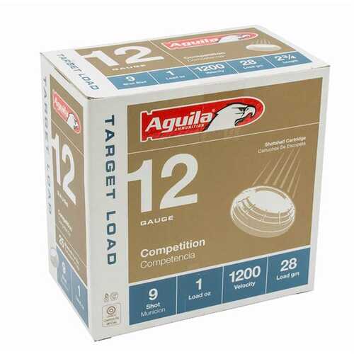 12 Gauge 25 Rounds Ammunition Aguila 2 3/4" 1 oz Lead #9