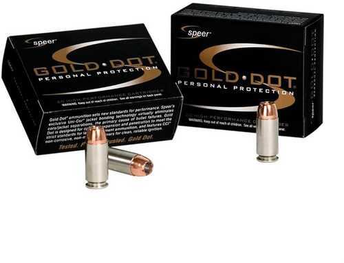 Speer Gold Dot Personal Protection 40 S&W 165 GR Hollow Point (HP) Ammo 20 Round Box
