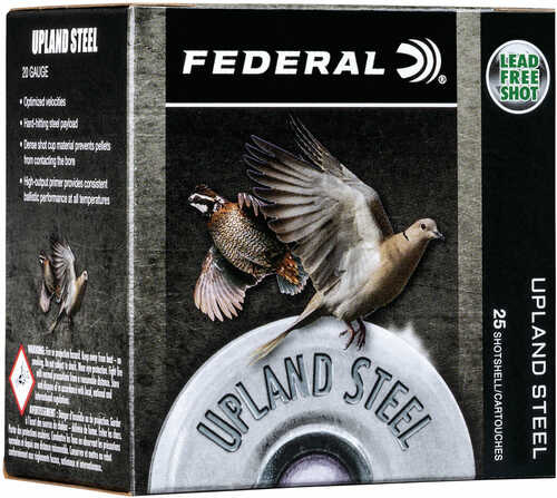 20 Ga Steel-7.5 7/8 oz 2-3/4" 25 Rds Federal Shotgun Ammo-img-0