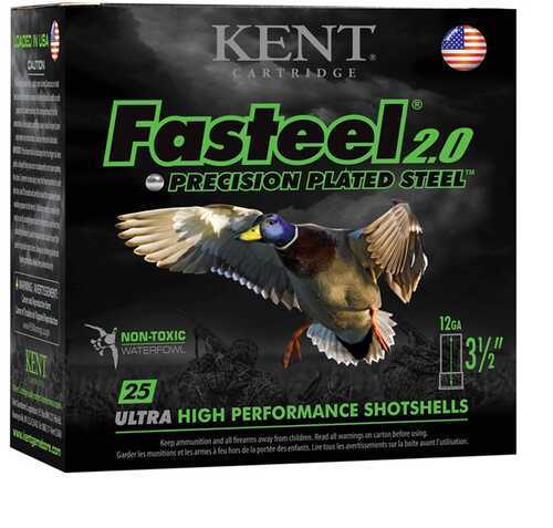 12 Ga Steel-BB 1-3/8 oz 3-1/2" 25 Rds Kent Cartridges Shotgun Ammo-img-0