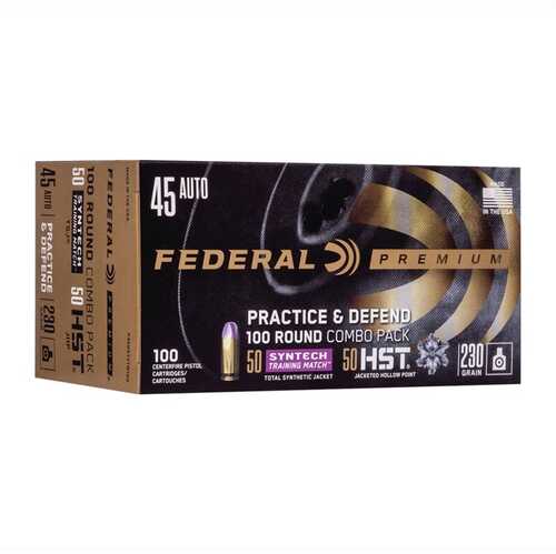 45 Auto 230Gr Hst/Syntech 100/Box