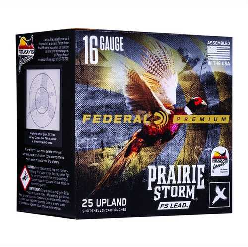 16 Gauge 2-3/4" Lead-6 1-1/8 oz 25 Rounds Federal Shotgun Ammunition