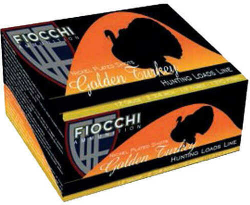 12 Gauge 10 Rounds Ammunition Fiocchi Ammo 3" 1 3/4 oz Nickel-Plated Lead #4