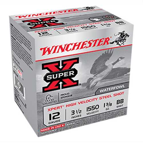 12 Gauge 75 Rounds Ammunition Winchester 3 1/2" 1 3/8 oz Lead #BB