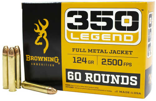 Browning 350 Legend 124gr Full Metal Jacket 60/box