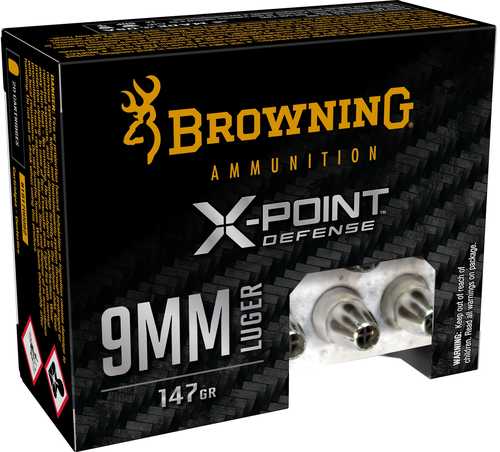 Browning 9mm Luger 147 Grain X-Point 20 / Box
