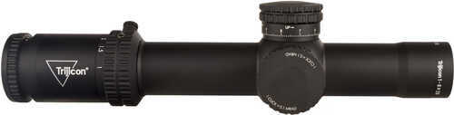 1-8x28mm FFP Red/Grn MRAD Segmented Circle Reticle Black