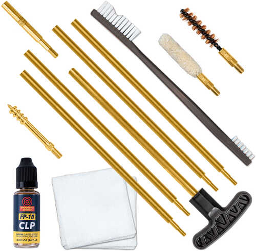 Rifle Cleaning Kit With Brass Rod 8mm/30 Caliber
