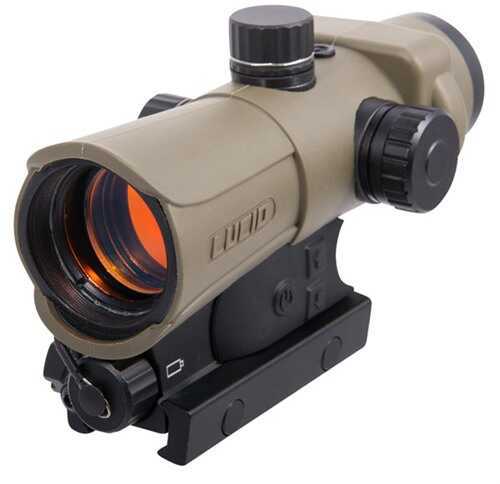 Lucid Optics LLC HD7 Generation 3 Red Dot Picatinny Flat Dark Earth 2MOA L-HD7-Tan