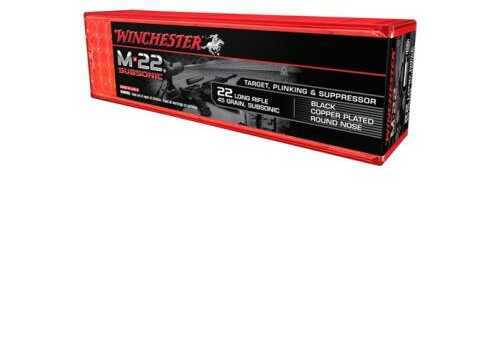 22 Long Rifle 20 Rounds Ammunition Winchester 45 Grain Lead Nose