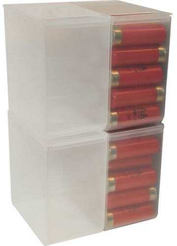 MTM Ammunition 25 Round Shotshell Box, Sold as Set Of 4 Clear