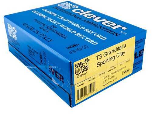 12 Gauge 250 Rounds Ammunition Clever 2 3/4" 7/8 oz Lead #7 1/2