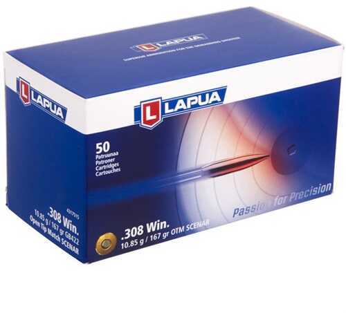 6.5X55mm 50 Rounds Ammunition Lapua 123 Grain Hollow Point