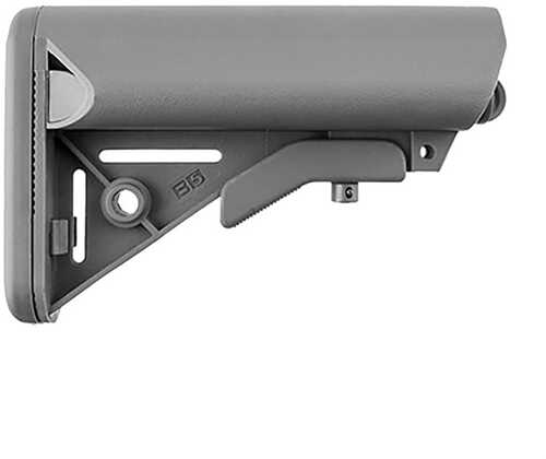 AR-15 Enhanced Stock Collapsible Mil-Spec Gray