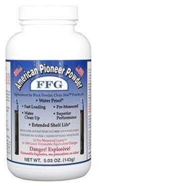 <span style="font-weight:bolder; ">American</span> <span style="font-weight:bolder; ">Pioneer</span> Powder FFG P.M. Pre Measured 100g Equiv. 5.14Oz