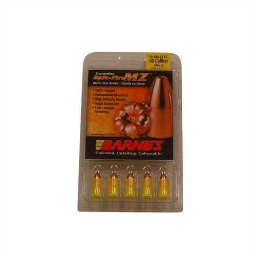 Barnes Bullets 50 Caliber 245 Grain SpitFire Muzzleloader (Per 15) 45121