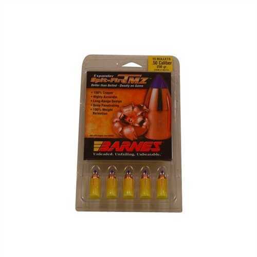 Barnes Bullets 50 Caliber 250 Grain SpitFire Muzzleloader (Per 15) 45172