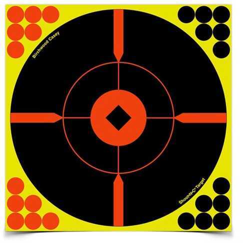 Birchwood Casey Shoot-N-C Target Round Crosshair Bullseye 12" 5 Targets 34015